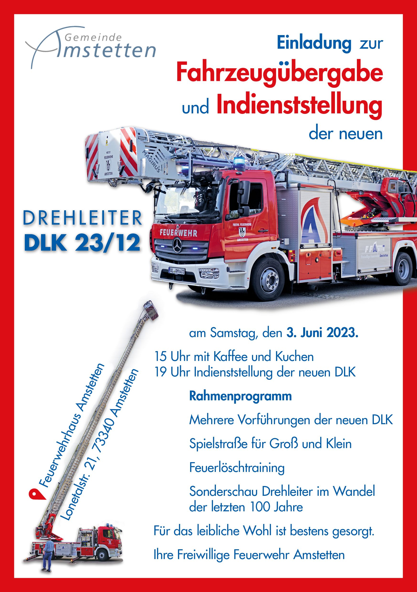 Amstetten DLK Indienststellung