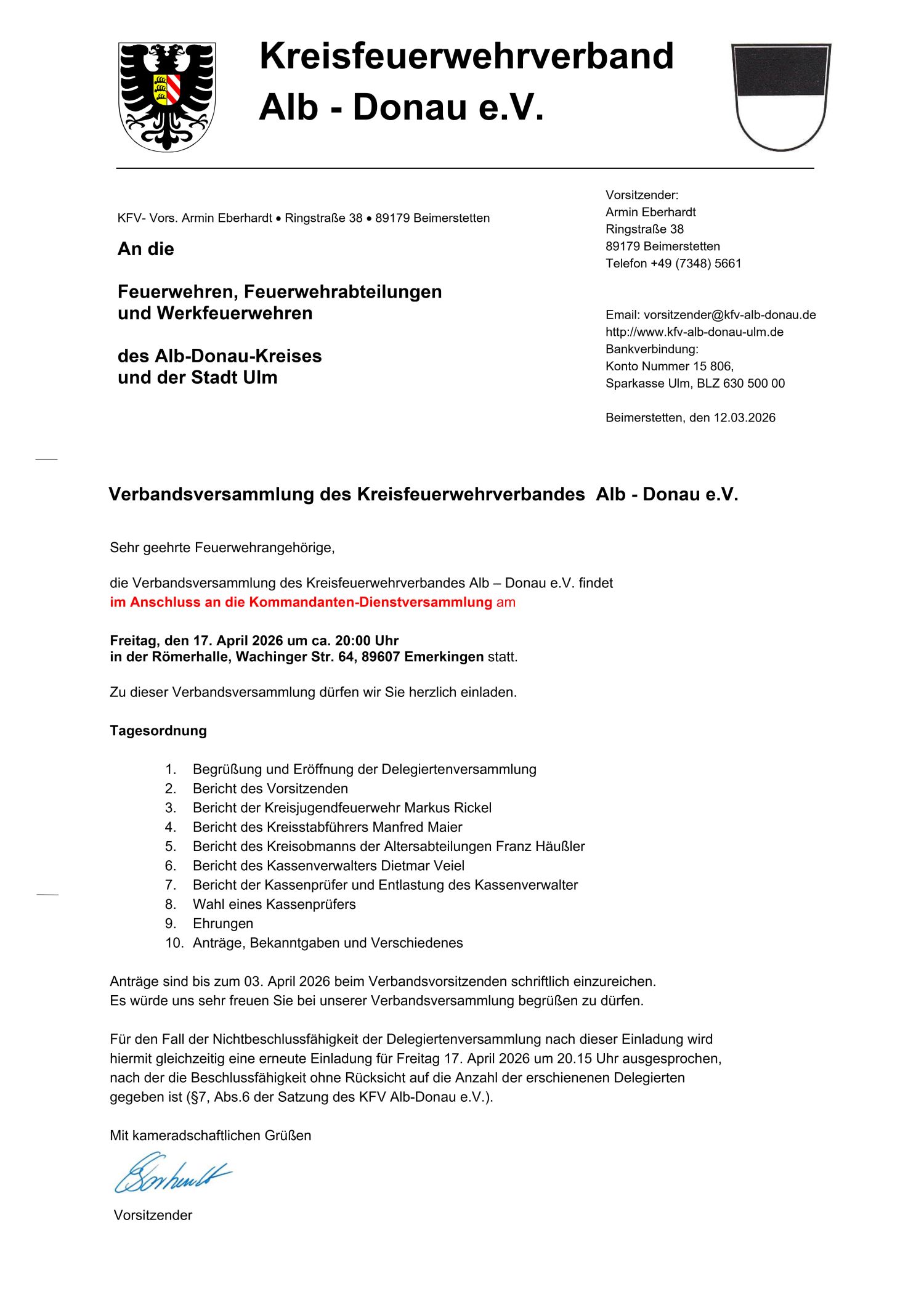 KFV-Delegiertenversammlung